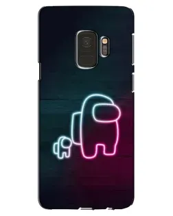 Чехол для Samsung Galaxy S9 (G960) с картинкой «Among Us неон-арт» Чехол для Samsung Galaxy S9 (G960) с картинкой «Among Us неон-арт»