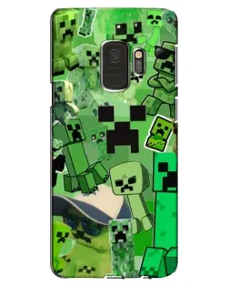 Чехол для Samsung Galaxy S9 (G960) с картинкой «Криперы Minecraft» Чехол для Samsung Galaxy S9 (G960) с картинкой «Криперы Minecraft»