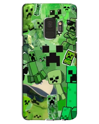 Чехол для Samsung Galaxy S9 (G960) с картинкой «Криперы Minecraft» Чехол для Samsung Galaxy S9 (G960) с картинкой «Криперы Minecraft»