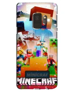 Чехол для Samsung Galaxy S9 (G960) с картинкой «Minecraft герои игры» Чехол для Samsung Galaxy S9 (G960) с картинкой «Minecraft герои игры»
