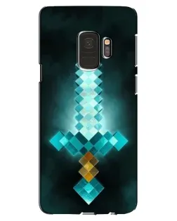 Чехол для Samsung Galaxy S9 (G960) с картинкой «Алмазный меч неон» Чехол для Samsung Galaxy S9 (G960) с картинкой «Алмазный меч неон»