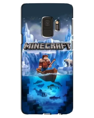 Чехол для Samsung Galaxy S9 (G960) с картинкой «Minecraft ледяной мир» Чехол для Samsung Galaxy S9 (G960) с картинкой «Minecraft ледяной мир»