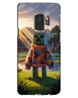 Чехол для Samsung Galaxy S9 (G960) с картинкой «Крипер в свитере» Чехол для Samsung Galaxy S9 (G960) с картинкой «Крипер в свитере»