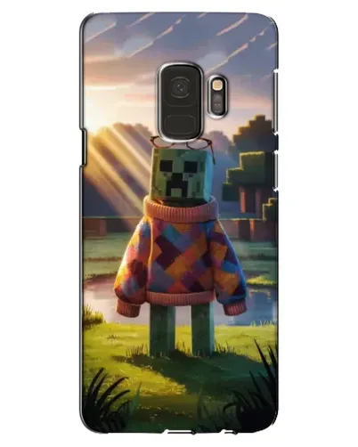 Чехол для Samsung Galaxy S9 (G960) с картинкой «Крипер в свитере» Чехол для Samsung Galaxy S9 (G960) с картинкой «Крипер в свитере»