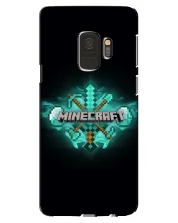 Чехол для Samsung Galaxy S9 (G960) с картинкой «Minecraft Diamond лого» Чехол для Samsung Galaxy S9 (G960) с картинкой «Minecraft Diamond лого»