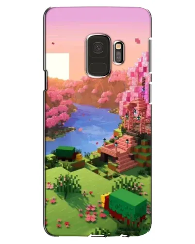 Чехол для Samsung Galaxy S9 (G960) с картинкой «Розовое дерево Minecraft» Чехол для Samsung Galaxy S9 (G960) с картинкой «Розовое дерево Minecraft»