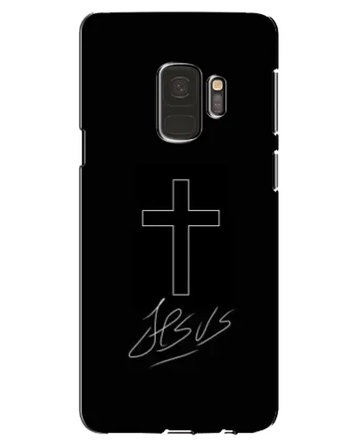 Чехол для Samsung Galaxy S9 (G960) с картинкой «Графический крест Jesus» Чехол для Samsung Galaxy S9 (G960) с картинкой «Графический крест Jesus»