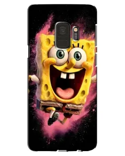Чехол для Samsung Galaxy S9 (G960) с картинкой «Взрывной Спанч Боб»