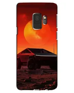 Чехол для Samsung Galaxy S9 (G960) с картинкой «Cybertruck на Марсе»