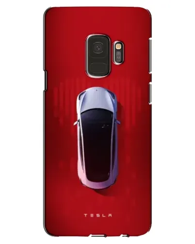 Чехол для Samsung Galaxy S9 (G960) с картинкой «Tesla Top View»