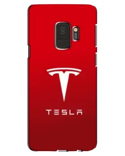 Чехол для Samsung Galaxy S9 (G960) с картинкой «Tesla Red Classic»