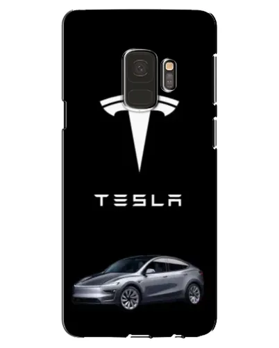 Чехол для Samsung Galaxy S9 (G960) с картинкой «Tesla Model Y»