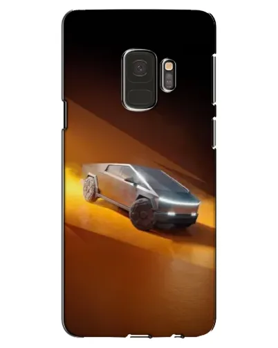 Чехол для Samsung Galaxy S9 (G960) с картинкой «Cybertruck в пустыне»