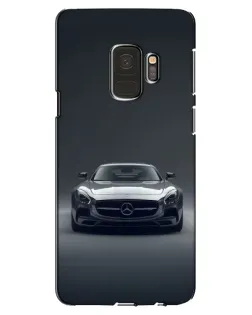 Чехол для Samsung Galaxy S9 (G960) с картинкой «Mercedes на черном» Чехол для Samsung Galaxy S9 (G960) с картинкой «Mercedes на черном»