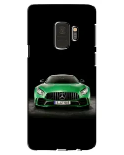 Чехол для Samsung Galaxy S9 (G960) с картинкой «Mercedes — неоновый лого» Чехол для Samsung Galaxy S9 (G960) с картинкой «Mercedes — неоновый лого»