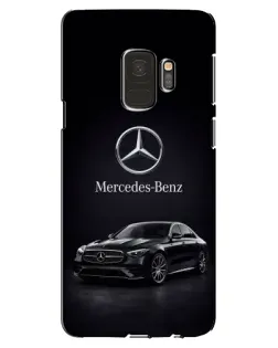 Чехол для Samsung Galaxy S9 (G960) с картинкой «Mercedes — решетка радиатора» Чехол для Samsung Galaxy S9 (G960) с картинкой «Mercedes — решетка радиатора»