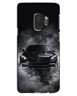 Чехол для Samsung Galaxy S9 (G960) с картинкой «Mercedes в дыму» Чехол для Samsung Galaxy S9 (G960) с картинкой «Mercedes в дыму»