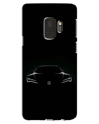 Чехол для Samsung Galaxy S9 (G960) с картинкой «Mercedes — силуэт авто» Чехол для Samsung Galaxy S9 (G960) с картинкой «Mercedes — силуэт авто»
