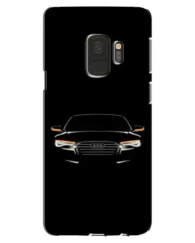Чехол для Samsung Galaxy S9 (G960) с картинкой «Audi — ночной контур»