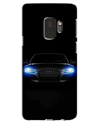Чехол для Samsung Galaxy S9 (G960) с картинкой «Audi в неоне»