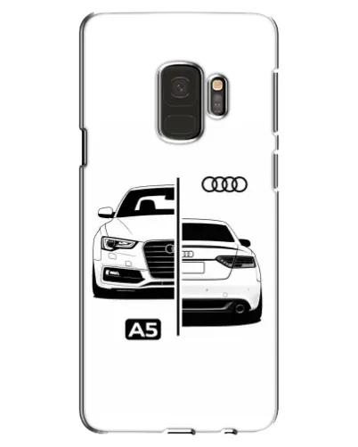 Чехол для Samsung Galaxy S9 (G960) с картинкой «Audi — контрастный дизайн»