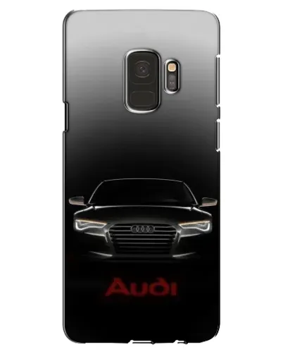 Чехол для Samsung Galaxy S9 (G960) с картинкой «Audi — градиентный контур»