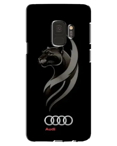 Чехол для Samsung Galaxy S9 (G960) с картинкой «Графика — пантера и Audi»