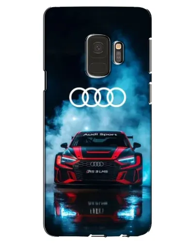 Чехол для Samsung Galaxy S9 (G960) с картинкой «Audi Sport — неон»