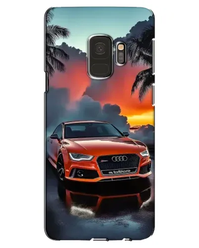 Чехол для Samsung Galaxy S9 (G960) с картинкой «Audi — закат»