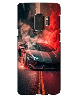 Чехол для Samsung Galaxy S9 (G960) с картинкой «Lamborghini красный дым» Чехол для Samsung Galaxy S9 (G960) с картинкой «Lamborghini красный дым»