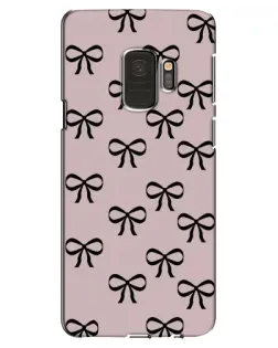 Чехол для Samsung Galaxy S9 (G960) с картинкой «Черные бантики» Чехол для Samsung Galaxy S9 (G960) с картинкой «Черные бантики»