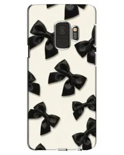 Чехол для Samsung Galaxy S9 (G960) с картинкой «Черные бантики» Чехол для Samsung Galaxy S9 (G960) с картинкой «Черные бантики»