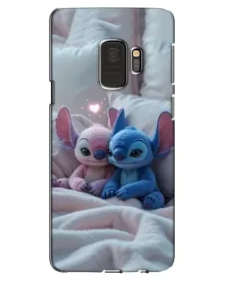 Чехол для Samsung Galaxy S9 (G960) с картинкой «Плюшевые Стич Ангел»