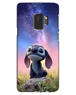 Чехол для Samsung Galaxy S9 (G960) с картинкой «Стич на рассвете»
