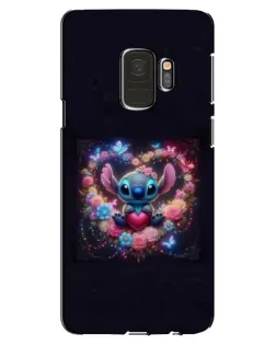 Чехол для Samsung Galaxy S9 (G960) с картинкой «Stitch в цветах»