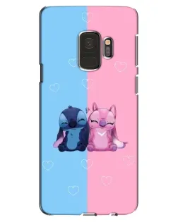 Чехол для Samsung Galaxy S9 (G960) с картинкой «Stitch и Angel Love»