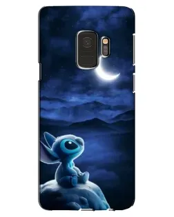 Чехол для Samsung Galaxy S9 (G960) с картинкой «Лунная ночь Стича»
