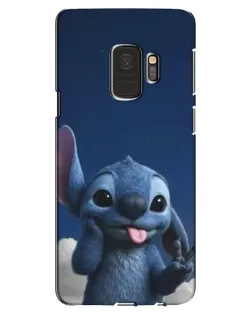 Чехол для Samsung Galaxy S9 (G960) с картинкой «Стич в облаках»