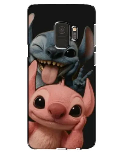 Чехол для Samsung Galaxy S9 (G960) с картинкой «Стич и Ангел»