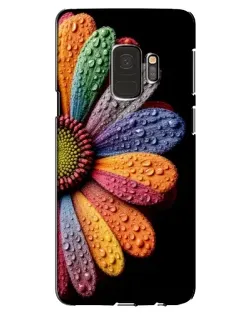 Чехол для Samsung Galaxy S9 (G960) с картинкой «Радужный цветок»