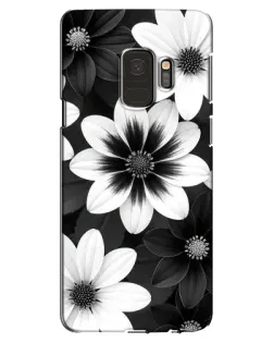 Чехол для Samsung Galaxy S9 (G960) с картинкой «Монохромные астры»
