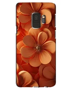 Чехол для Samsung Galaxy S9 (G960) с картинкой «Оранжевый макро цветок»