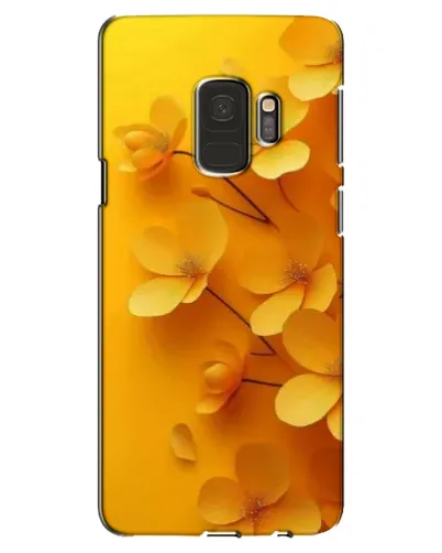 Чехол для Samsung Galaxy S9 (G960) с картинкой «Золотые лепестки»
