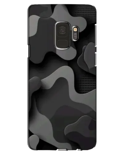 Чехол для Samsung Galaxy S9 (G960) с картинкой «Темный абстрактный камуфляж» Чехол для Samsung Galaxy S9 (G960) с картинкой «Темный абстрактный камуфляж»