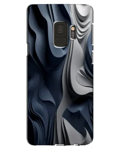 Чехол для Samsung Galaxy S9 (G960) с картинкой «Объемные синие складки» Чехол для Samsung Galaxy S9 (G960) с картинкой «Объемные синие складки»