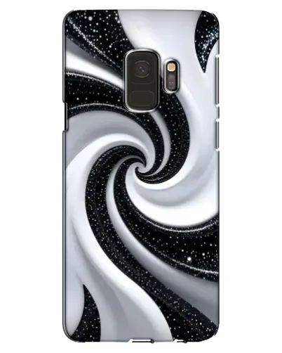 Чехол для Samsung Galaxy S9 (G960) с картинкой «Черно-белая спираль» Чехол для Samsung Galaxy S9 (G960) с картинкой «Черно-белая спираль»