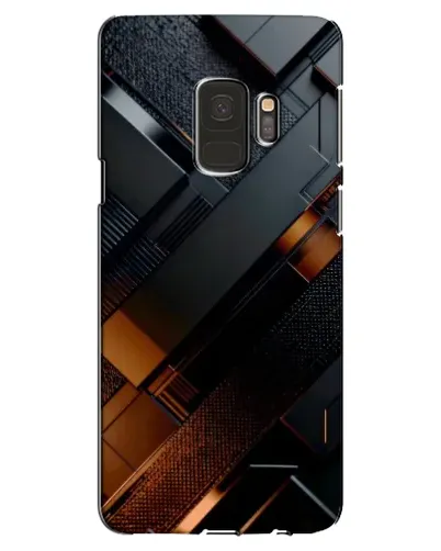 Чехол для Samsung Galaxy S9 (G960) с картинкой «Черные геометрические блоки» Чехол для Samsung Galaxy S9 (G960) с картинкой «Черные геометрические блоки»