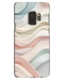 Чехол для Samsung Galaxy S9 (G960) с картинкой «Пастельные нежные волны»