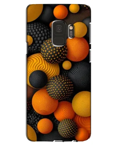 Чехол для Samsung Galaxy S9 (G960) с картинкой «Объемные оранжевые сферы» Чехол для Samsung Galaxy S9 (G960) с картинкой «Объемные оранжевые сферы»