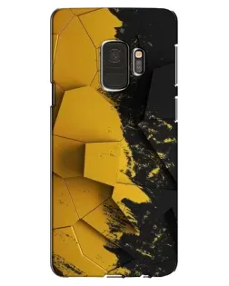 Чехол для Samsung Galaxy S9 (G960) с картинкой «Золотые осколки геометрии»